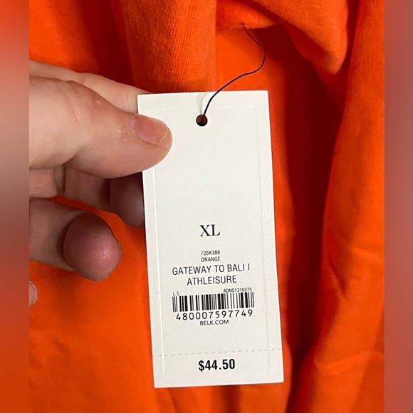 NWT Crown & Ivy Gateway to Bali Orange Elephant Oversized Tunic – XL - Picture 4 of 4